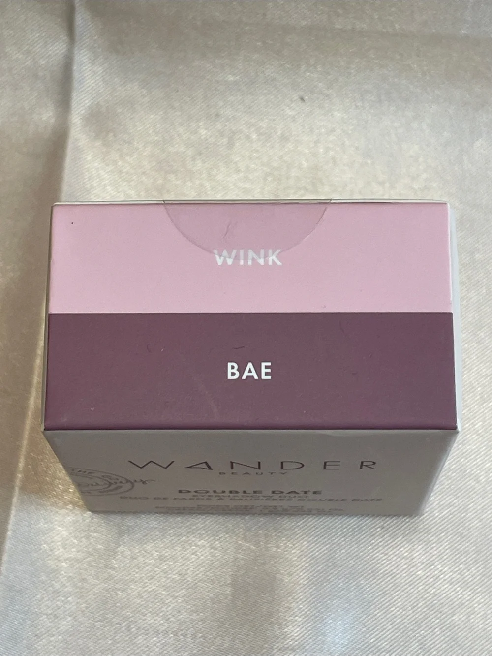 Wander Beauty Double Date Eyeshadow Duo - WINK/BAE - NIB $26 MSRP